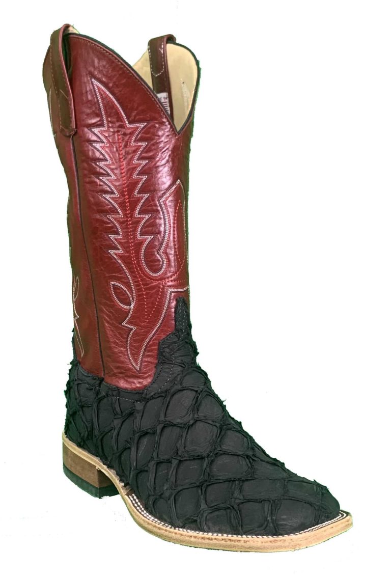 Anderson Bean Black Matte Bass Boots