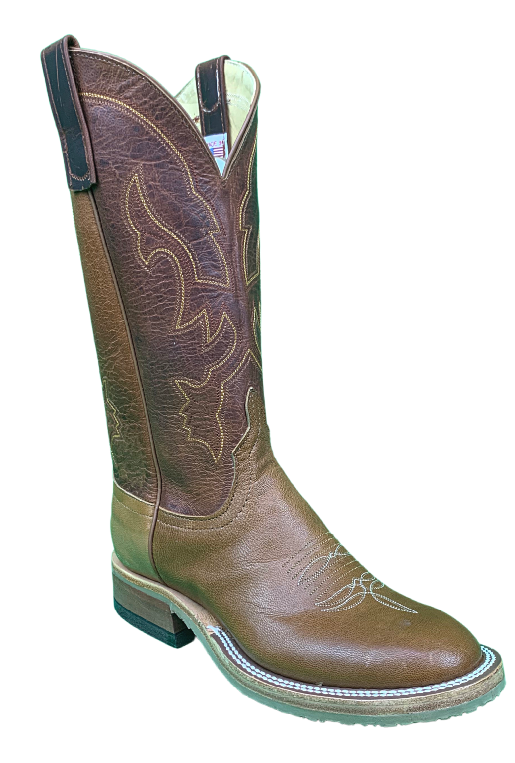 Anderson Bean Tag Goat Round Toe Crepe Sole Boots