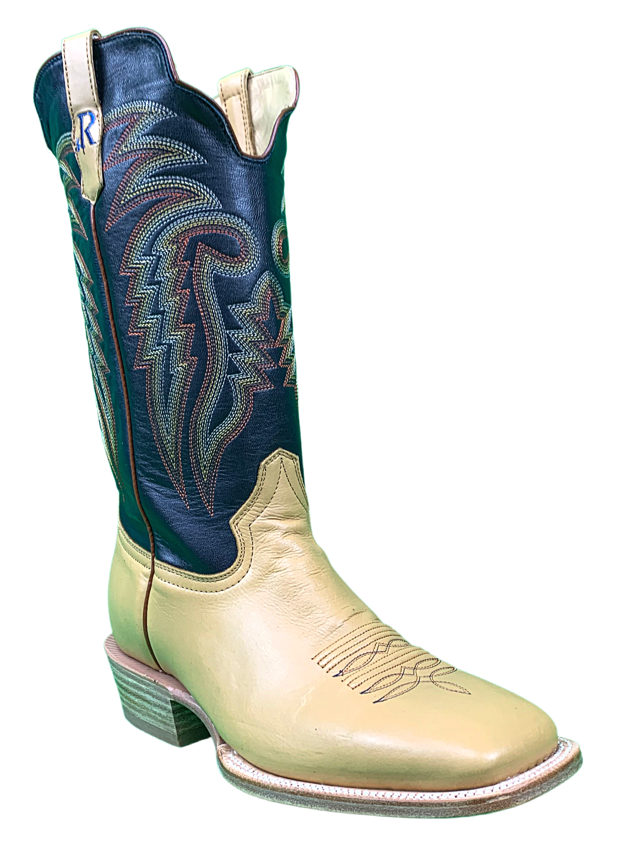 R. Watson Summer Wheat Cowhide Boots