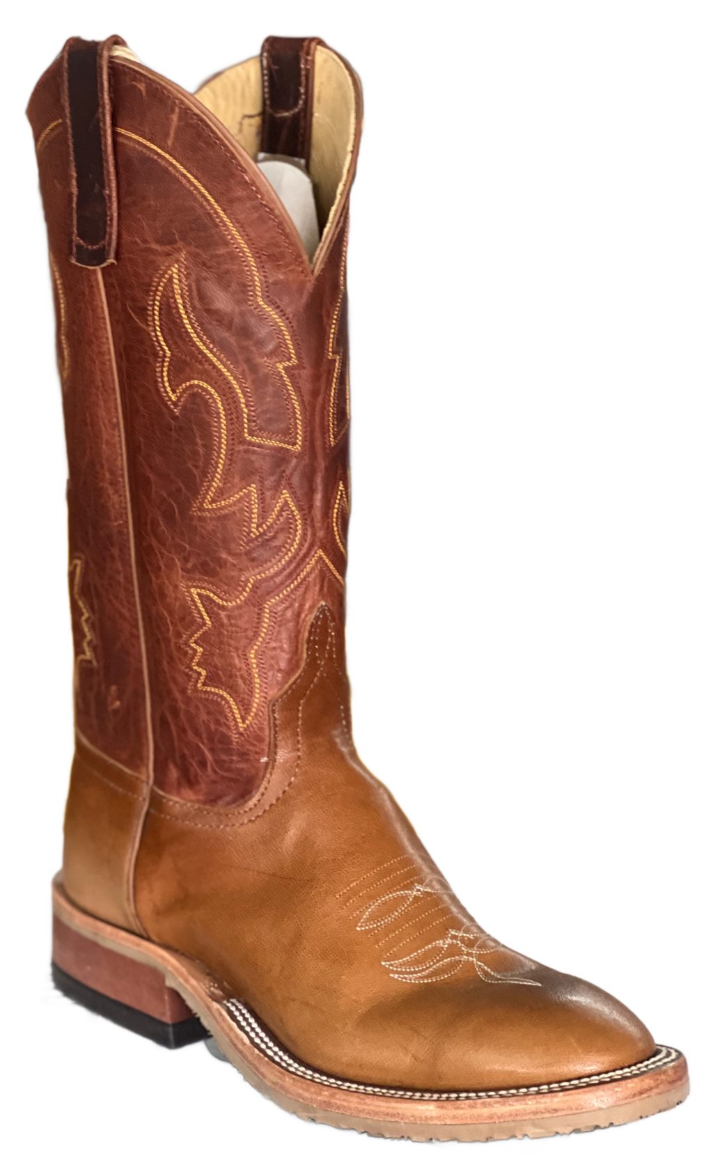 Anderson Bean Tag Goat Round Toe Crepe Sole Boots