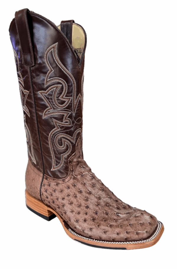 Top Hand Kango Tobac Full Quill Ostrich Boots Style # HP8001