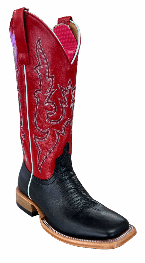 Macy Bean Black Cowhide Boots Style # M2040